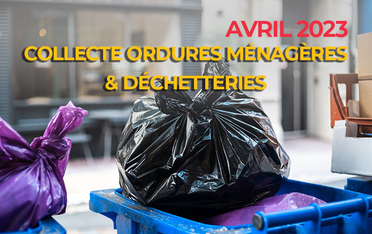 Changement dans la collecte des ordures ménagères du mois d'avril.