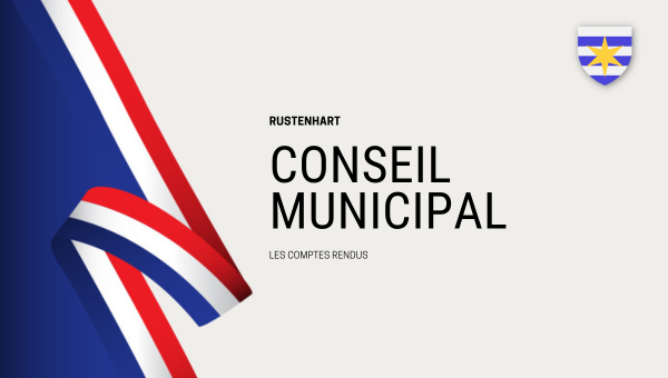 conseil Municipal Rustenhart